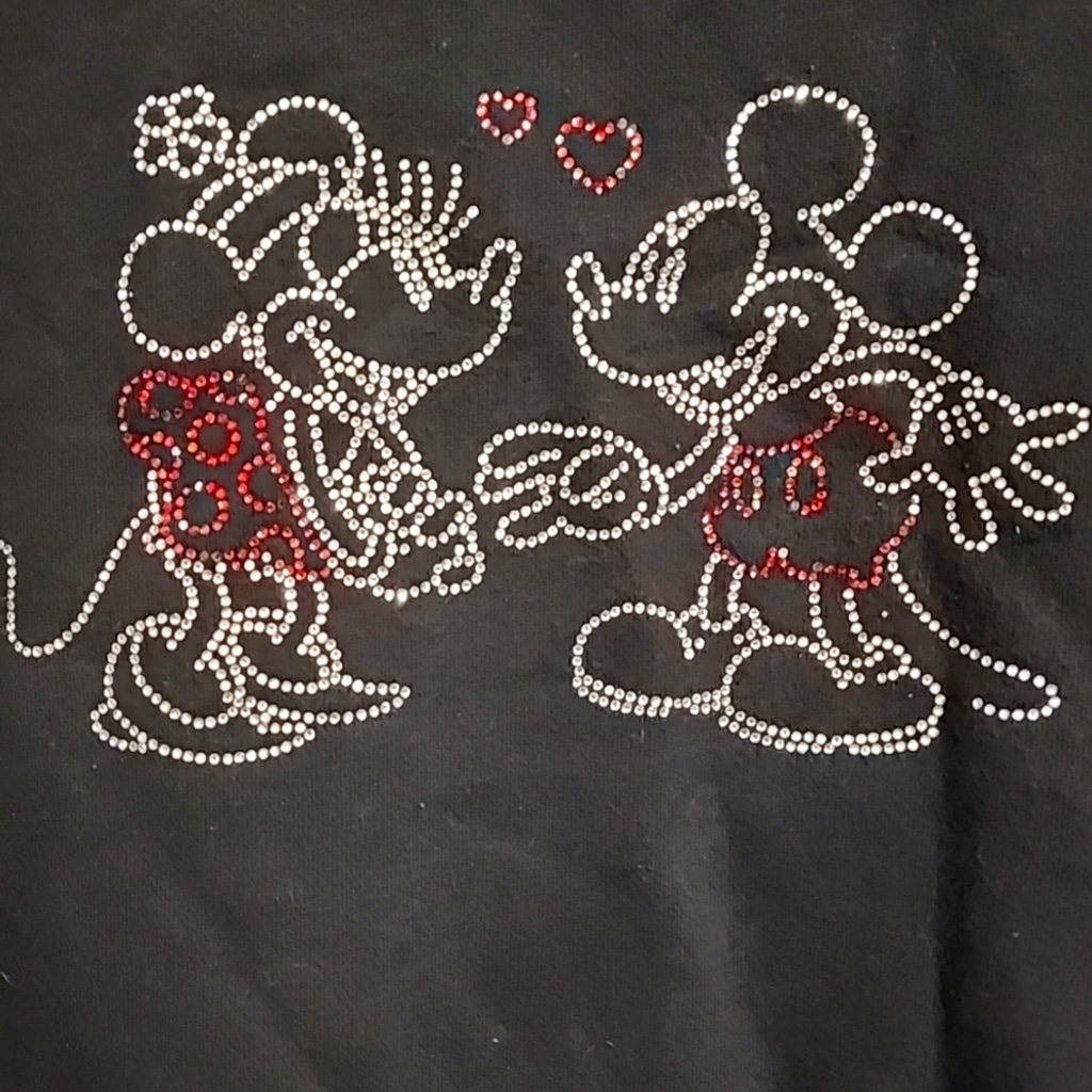 Vintage Disney sweatshirt w/rhinestone embellishments Sz M