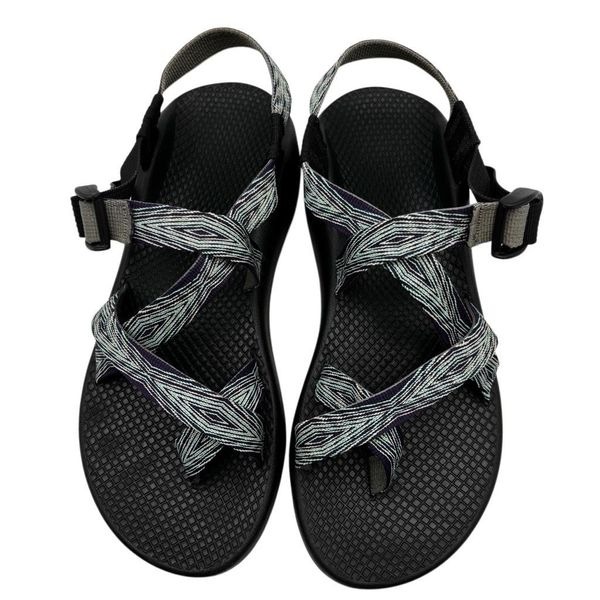 CHACO Z2 Classic Yampa Pixel Weave Purple Aqua Vibram Sandals Women's Size 9