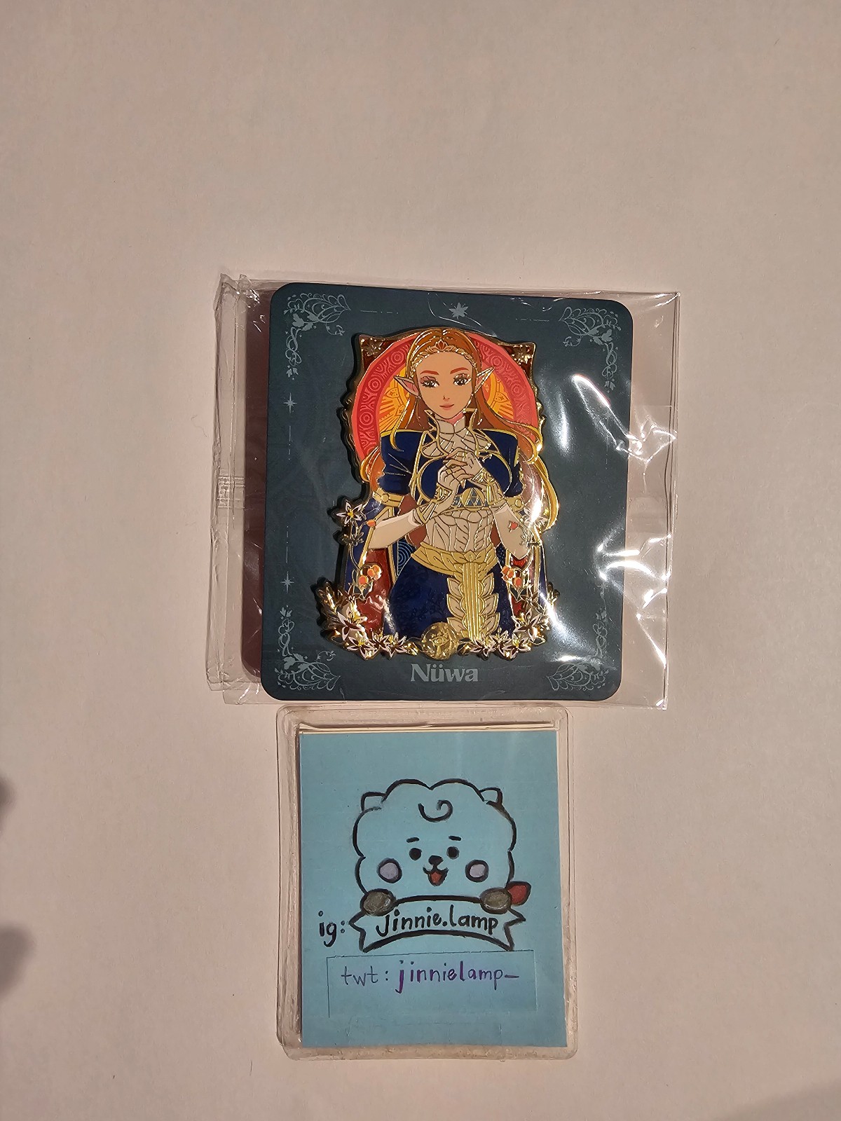 Princess Zelda Blood Moon Variant Legend of Zelda Nuwa Enamel Pin