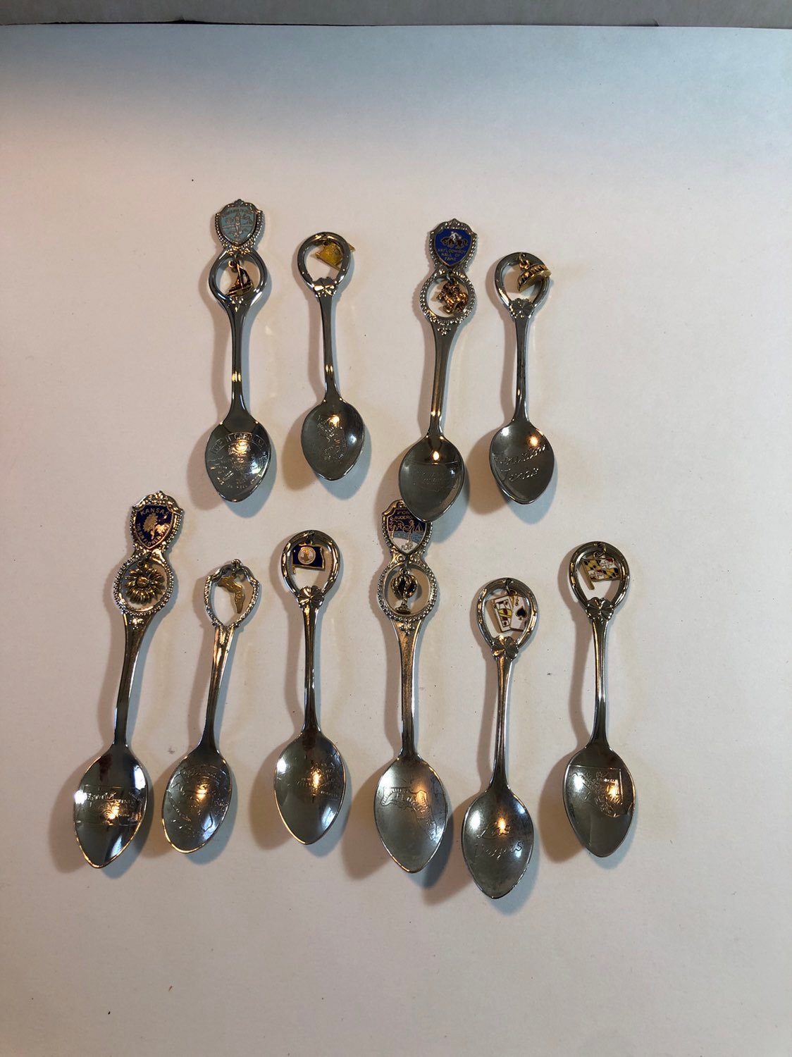 Vintage USA Lot Of souvenir spoons