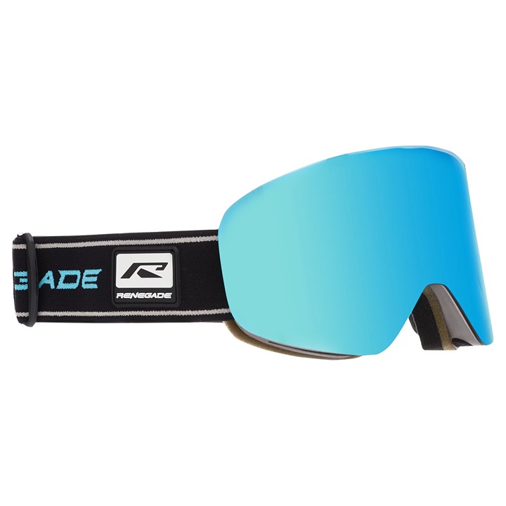 Light Blue Skiing Sport Anti-fog airflow system Goggles-J3SD