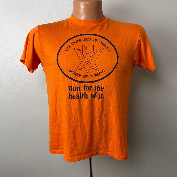 Vintage 1980s The University of Virginia School of Nursing T-Shirt, Hanes Size S