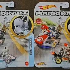 Hot Wheels 2022 Nintendo Mario Kart Dry Bowser & Dry Bones (Lot of 2) *NEW*