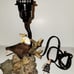 Small Bald Eagle Lamp 11 Tall without Lamp Shade Desk/Night Light