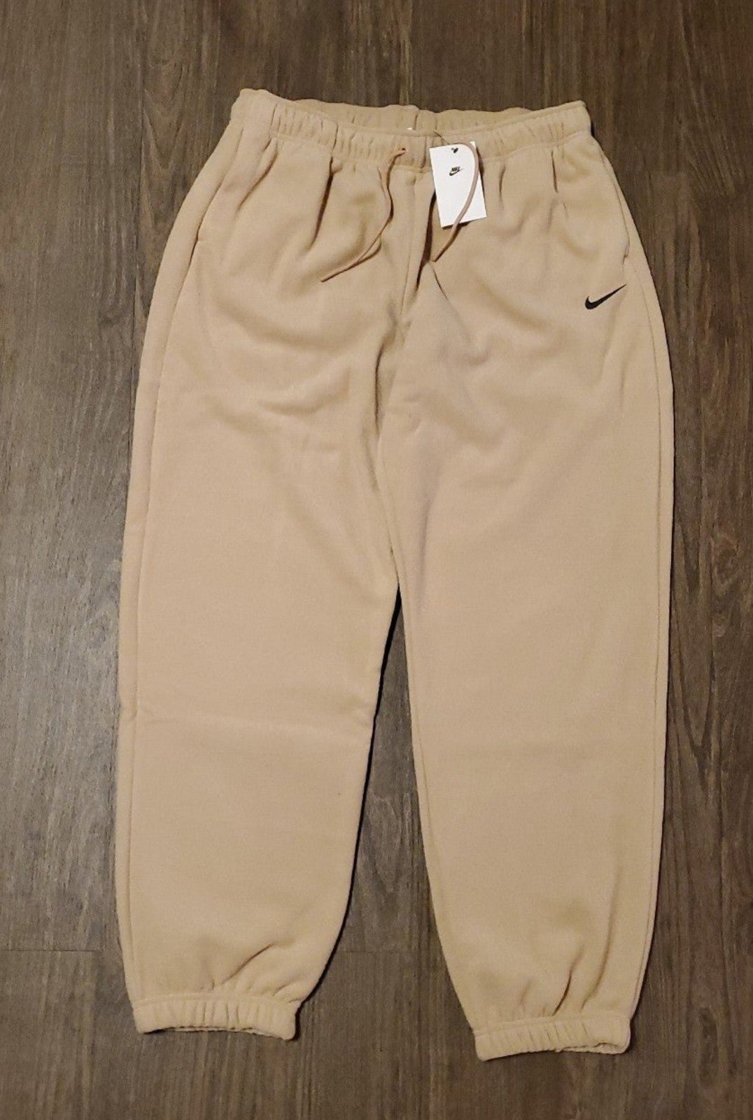 NIKE WOMENS SPORTSWEAR PLUSH HIGH-RISE JOGGERS 'HEMP'