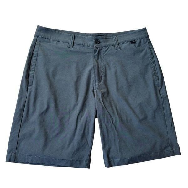 Travis Mathew Men’s Dark Gray Micro Stripes Active Stretchy Golf Shorts Size 32
