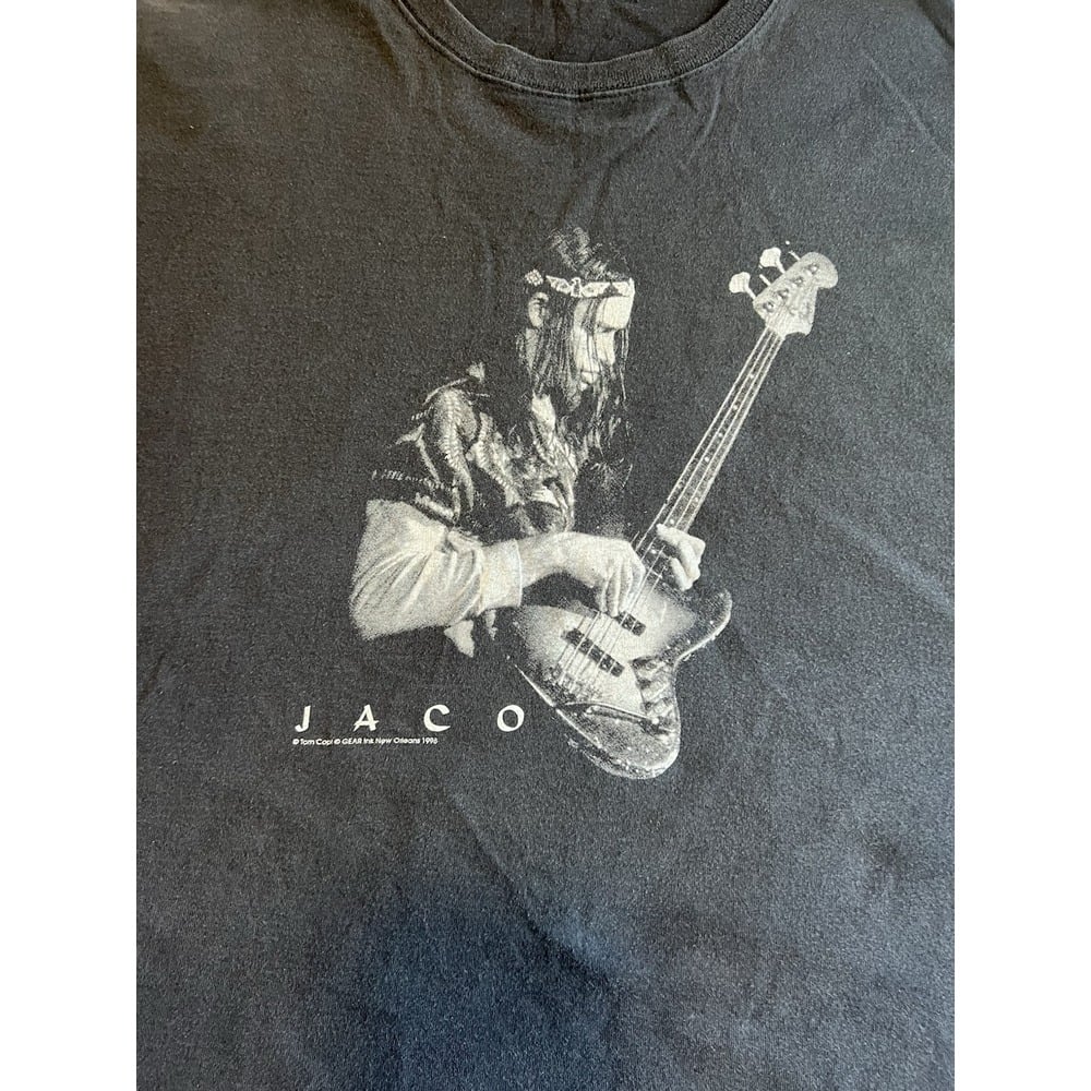 Vintage 90s 1998 Jaco Pastorius T-shirt Jazz Epic Records