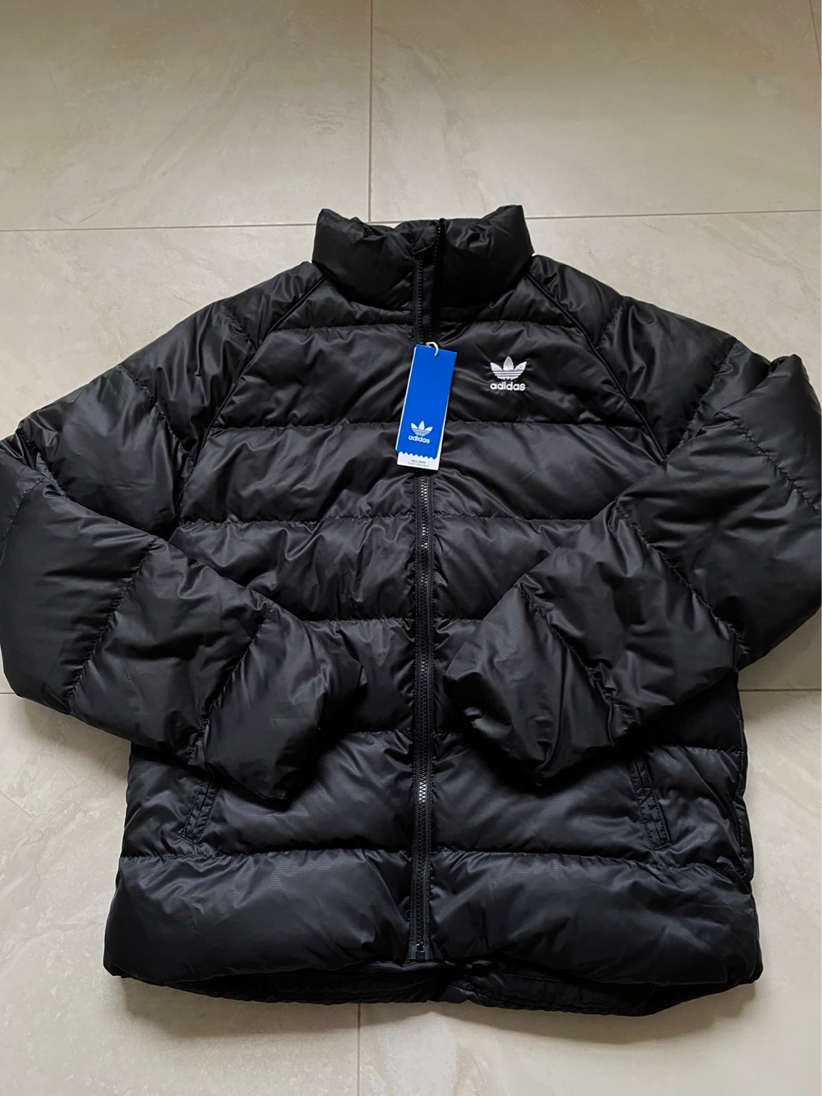 New Adidas Original Mens JACKET DUCK DOWN Puffer JACKET BLACK Men S