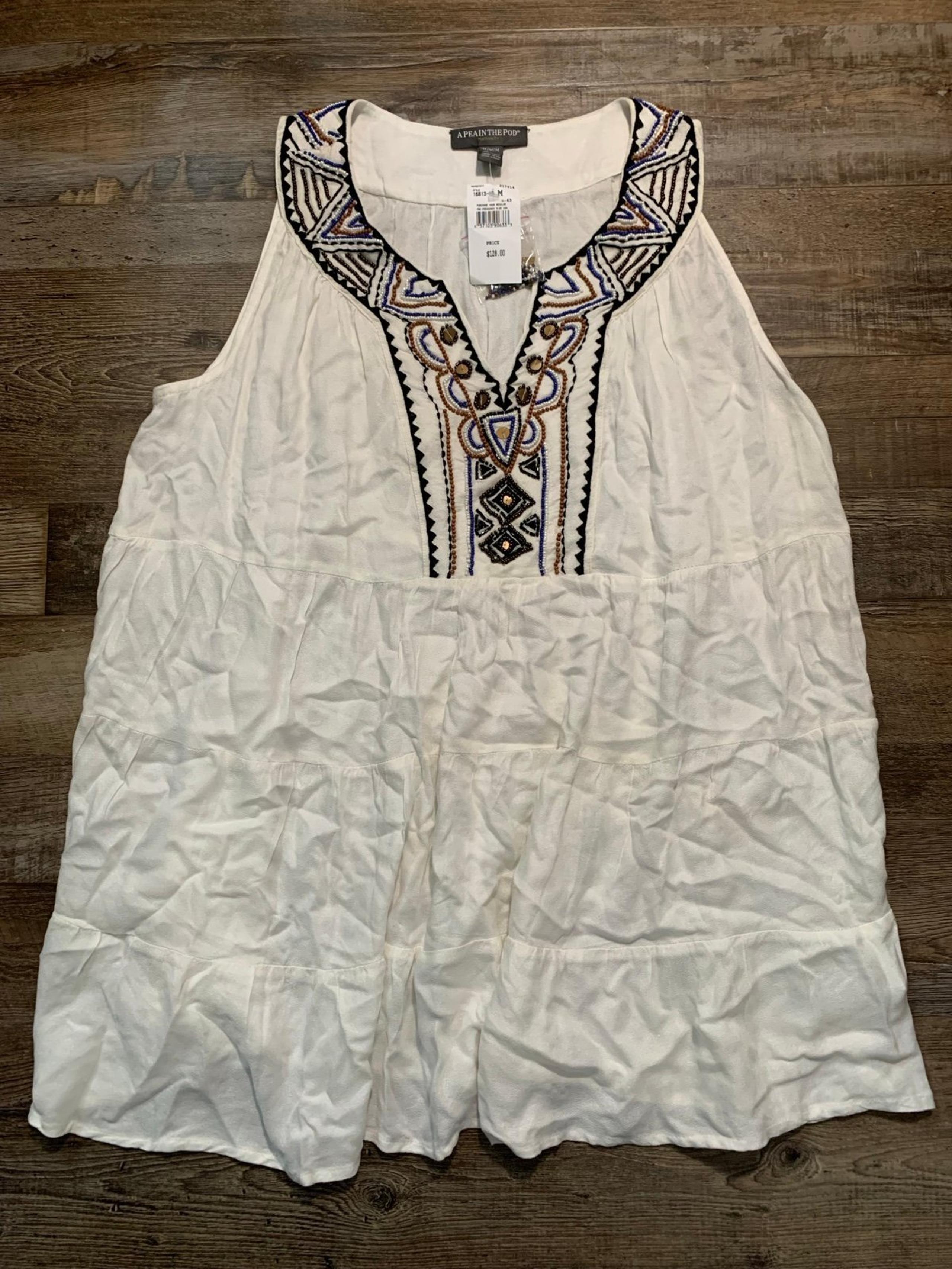 A Pea In The Pod Maternity Tank Top Shirt size medium NWT