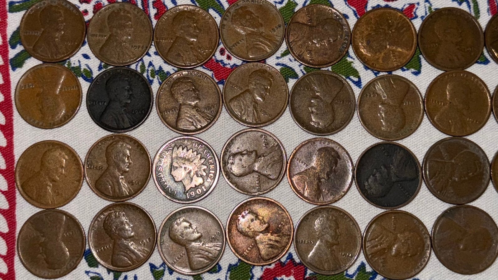 rolls of wheat pennies