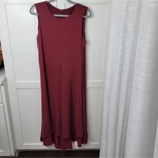 Uma Raquel Davidowicz Sleeveless Asymmetrical High low Hem Dress Size Medium