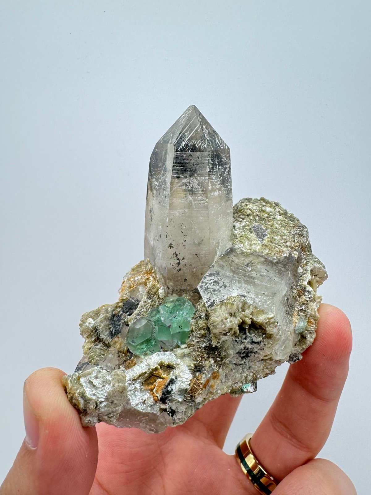 Erango Fluorite with quartz