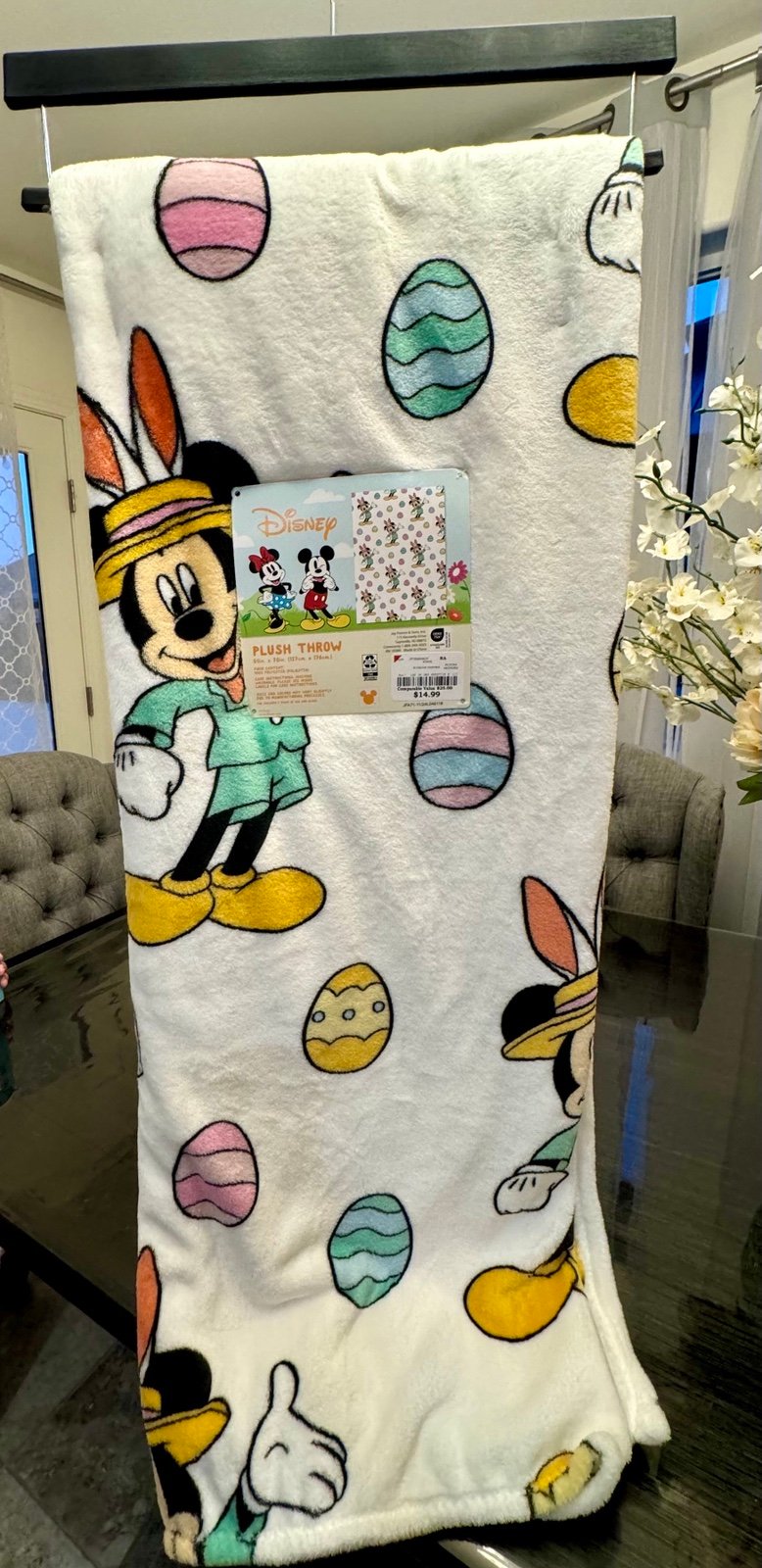 Mickey Mouse Easter Blanket