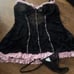 Black & pink Lingerie dress 4X NEW underwire cups