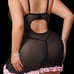 Black & pink Lingerie dress 4X NEW underwire cups