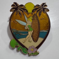 Disney Tinkerbell with Surfboard Beach Limited Edition Pin 2009