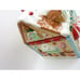 Vintage Gingerbread House Christmas Cookie Jar Ceramic Box with Lid