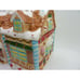 Vintage Gingerbread House Christmas Cookie Jar Ceramic Box with Lid