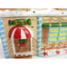 Vintage Gingerbread House Christmas Cookie Jar Ceramic Box with Lid