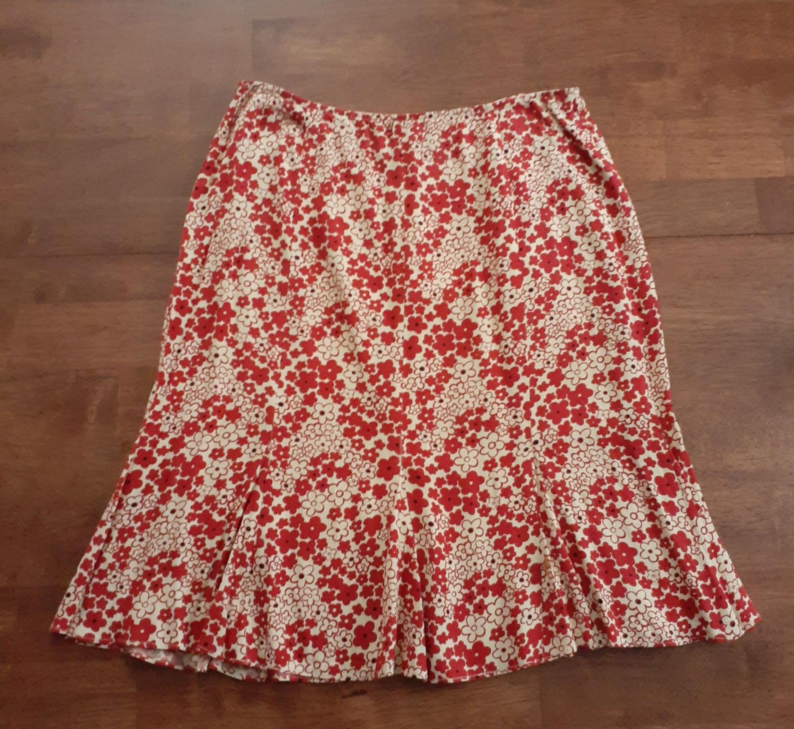 Ann Taylor Loft Womens A Line Floral Print Skirt