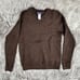 Patagonia Ribbed Merino Wool V-Neck Gingerbread Sweater, Size M