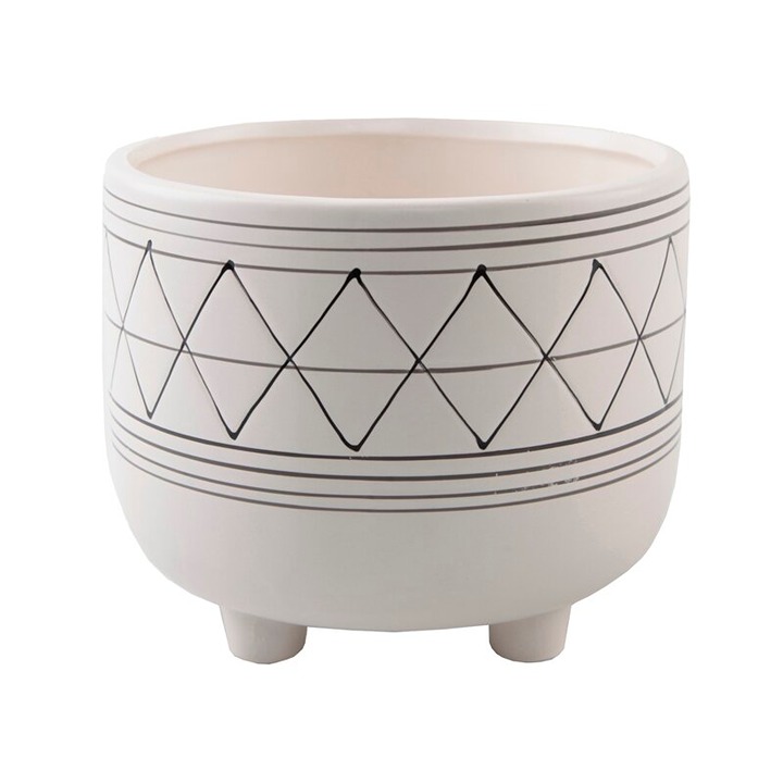 Crisman 2-Piece Ceramic Pot Planter Set