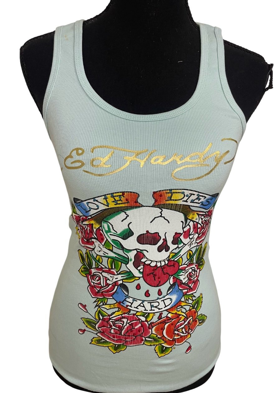 Vintage y2k Ed hardy tank top
