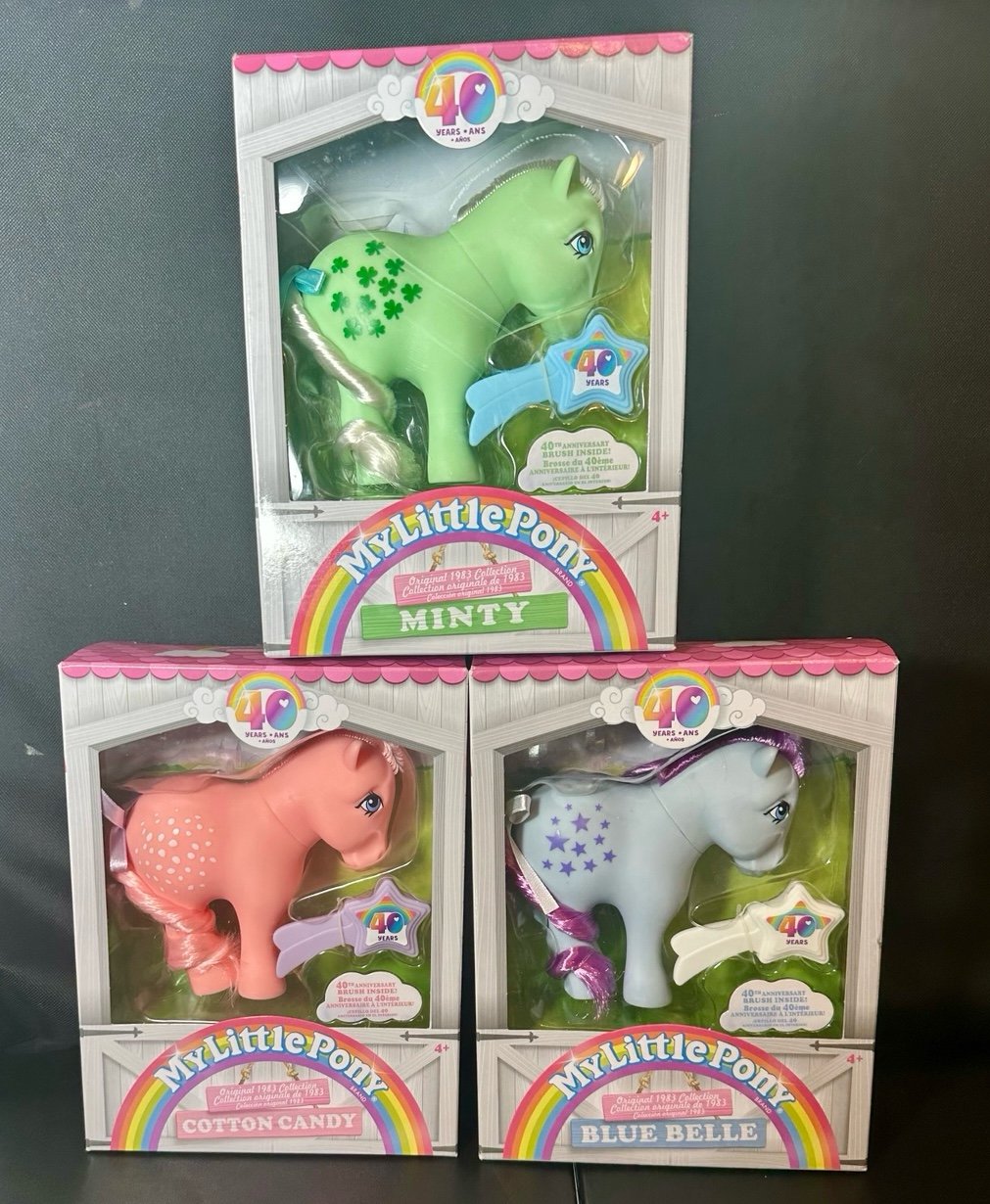 My Little Pony Original 1983 40th Anniversary Retro Pony lot NEW!