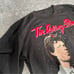 Vintage Rolling Stones Shirt Men Medium Black Steel Wheels 1989 US Tour Band 80s
