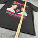 Vintage Rolling Stones Shirt Men Medium Black Steel Wheels 1989 US Tour Band 80s