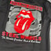 Vintage Rolling Stones Shirt Men Medium Black Steel Wheels 1989 US Tour Band 80s