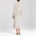 NEW NATORI Women Plush Velour Mixed Jungle Cat Prints Long Sleeve Midi Robe