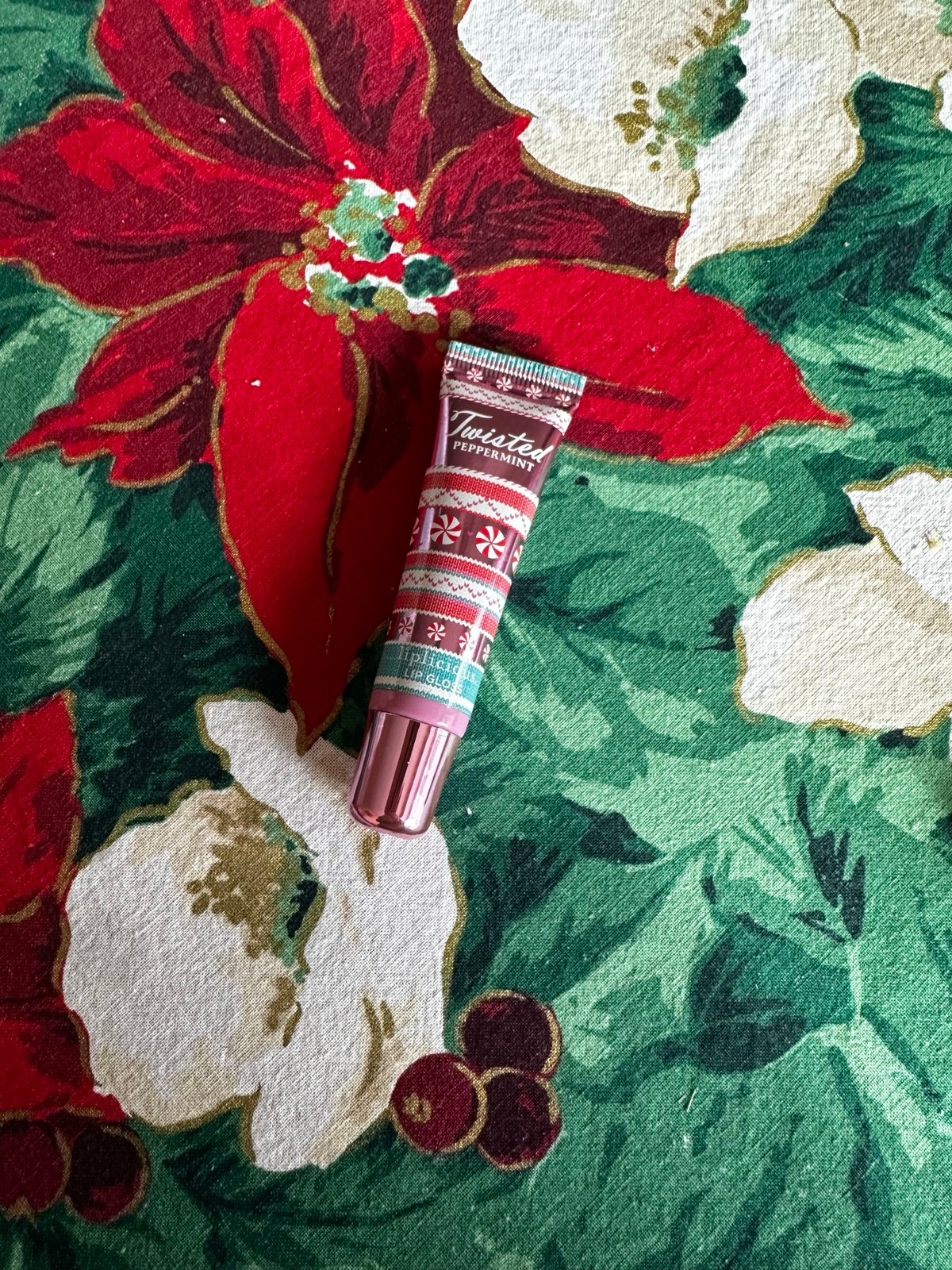 Twisted peppermint lip gloss liplicious