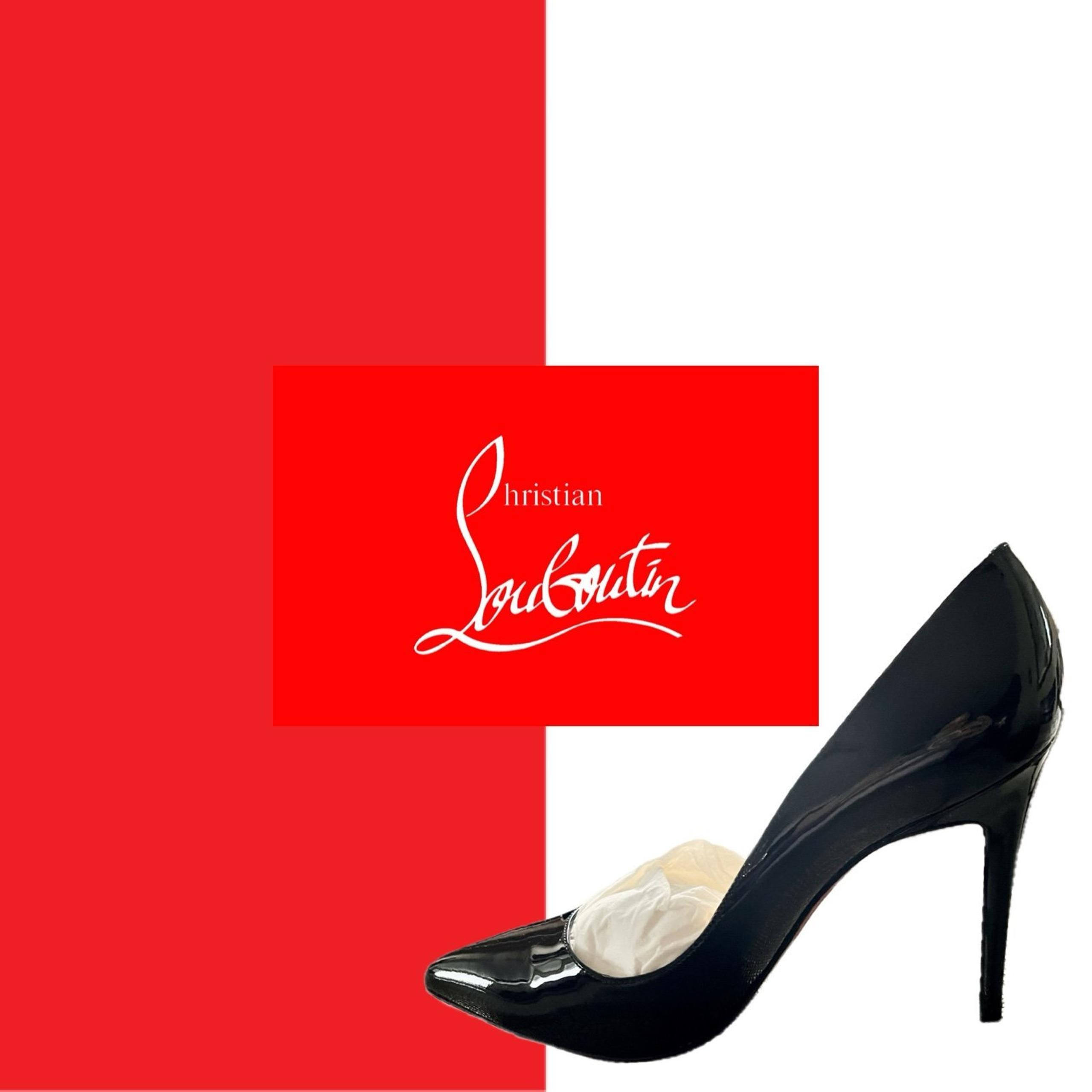 Christian Louboutin Pigalle 100 mm Pumps - Patent calf leather - Black - SZ39