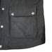 Cripple Creek Vest Black Brown Mens XL Snap Up Western Lined Wool Blend