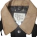 Cripple Creek Vest Black Brown Mens XL Snap Up Western Lined Wool Blend