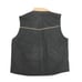 Cripple Creek Vest Black Brown Mens XL Snap Up Western Lined Wool Blend
