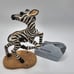 The Herd Whirligig Zebra Collection by Martha Carey. Hand signed autographed
