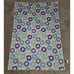 Little Miracles Purple Flowers Blue Green Fleece Baby Blanket Lovey Girl READ