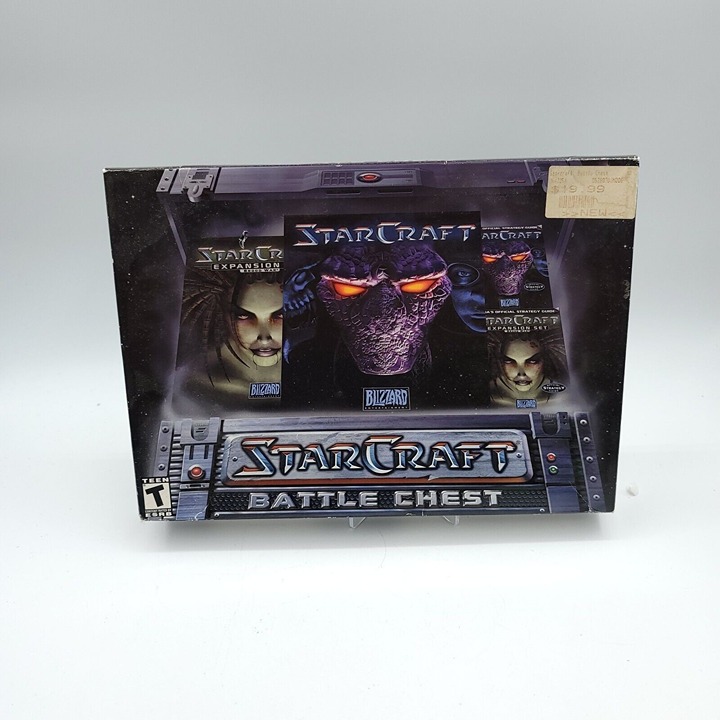 StarCraft Battle Chest (PC, 1999) NEW Open Box