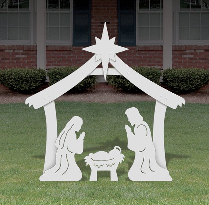 Medium Holy Family Outdoor Nativity Set