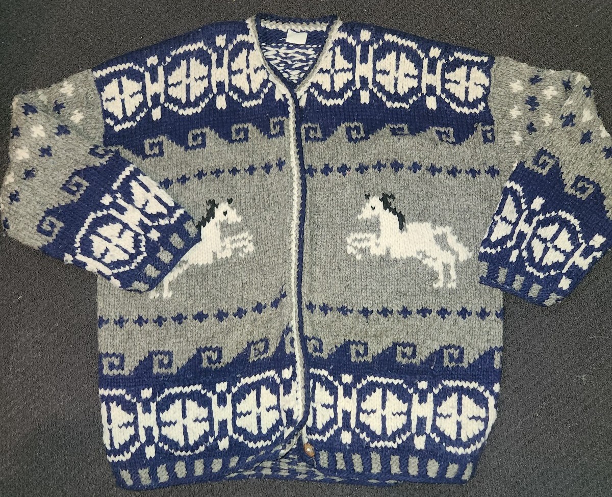 Vintage wool 60s cardigan