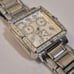 Ladies' Bulova 96R000 Sport Chronograph Diamond Accent Watch Square White Dial