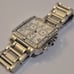 Ladies' Bulova 96R000 Sport Chronograph Diamond Accent Watch Square White Dial