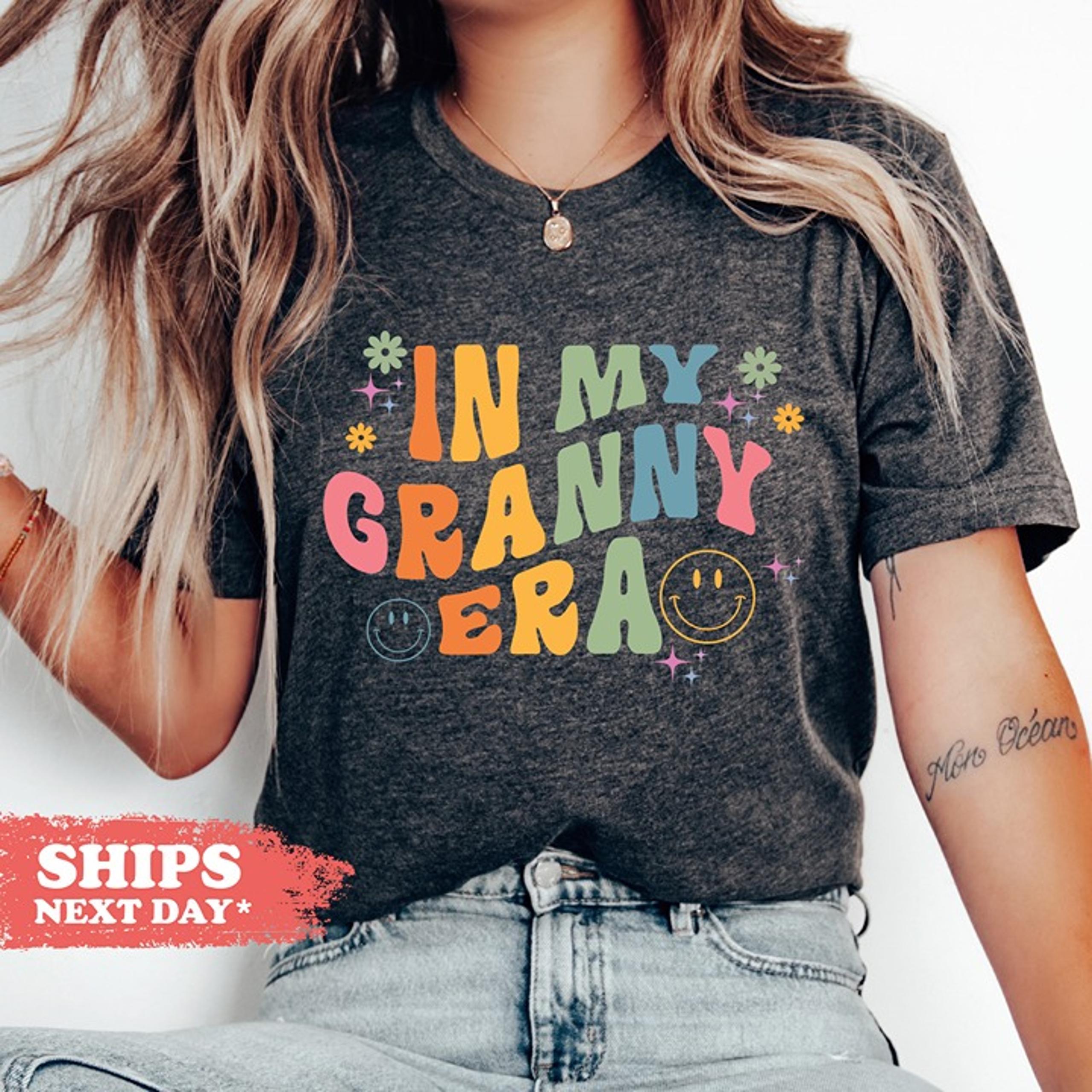 In My Granny Era Shirt, Mimi Tshirt, Grandmother Tee, Gift For Mother s Day, Ble