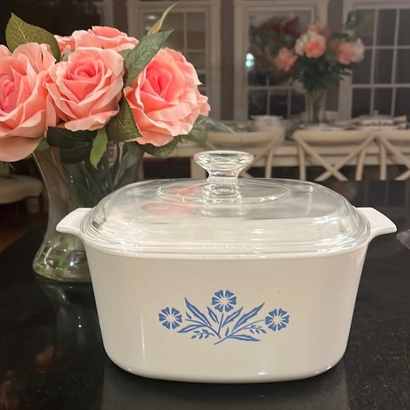 Cornflower Blue - 3L / 3QT CorningWare Casserole with Lid (A-9-C)