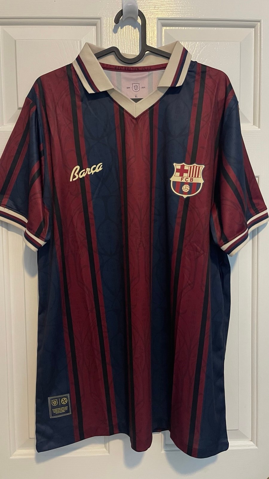 2025-26 FC BARCELONA ANNIVERSARY REPLICA JERSEY size XL