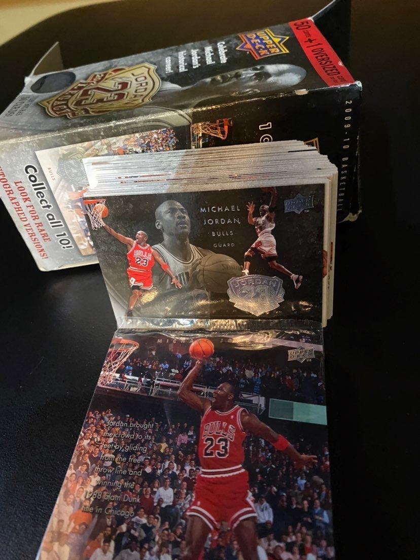 冬ギフト セ Upper 50 Deck Cards Trading Bulls Chicago Jordan Michael その他