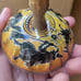 Kirchhoff Halloween Bell Noise Maker Witch Cat Vat Devil Jack O Lantern c1930s