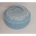 Vintage McCould Mold '86 Blue Doily Lid Ceramic Covered Dish